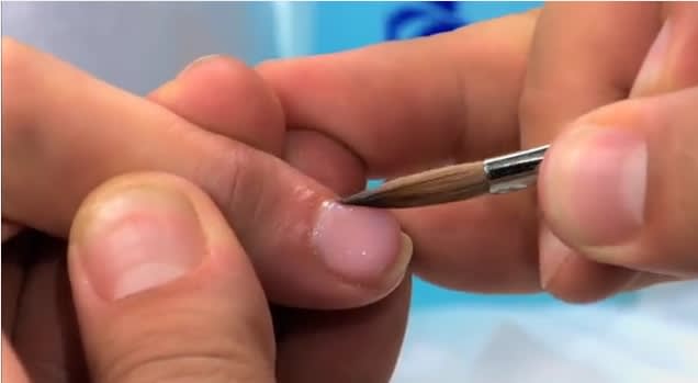 Cuticle Application by Young Nails