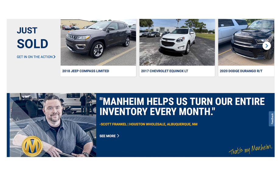 Manheim Expands Digital Block Sales to 50+ Locations  