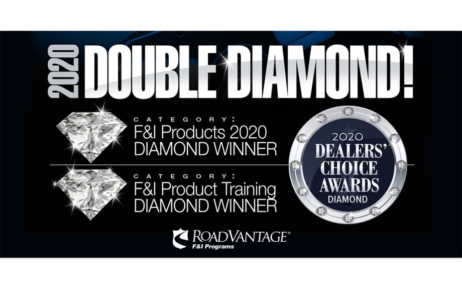 RoadVantage Wins Diamond In Two Categories In the 2020 Dealers’ Choice Awards
