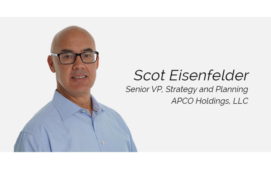 APCO Holdings, LLC, Welcomes Scot Eisenfelder as Senior Vice President, Strategy and Planning
