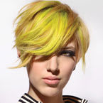 Afterglow: Creating Neon Yellow Hair Using Paul Mitchell Color