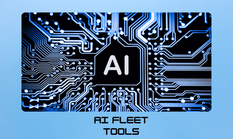 Blue-themed digital circuitry board to suggest AI connectivity.