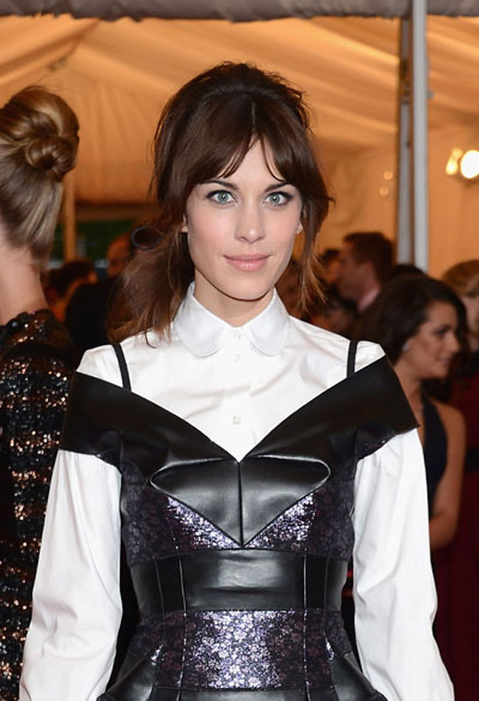 Diego Da Silva Coiffed Alexa Chung for Met Ball