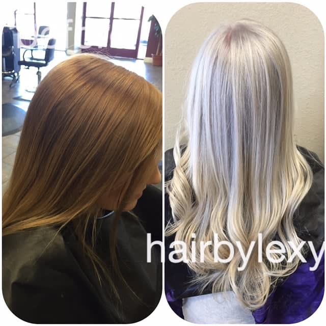 TRANSFORMATION: Old Box Color To Purple Sombre