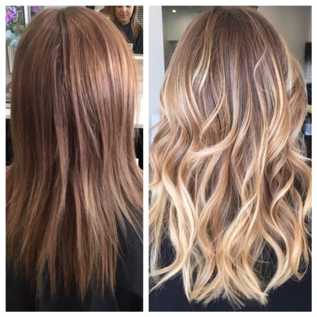 TRANSFORMATION: Block Color To Dimensional Blonde