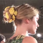 NYFW How-To: Braided Silk Chignon at Alice + Olivia