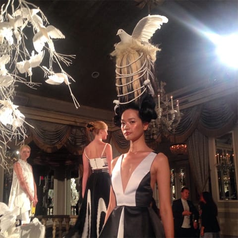 NYFW How-To: Braided Silk Chignon at Alice + Olivia