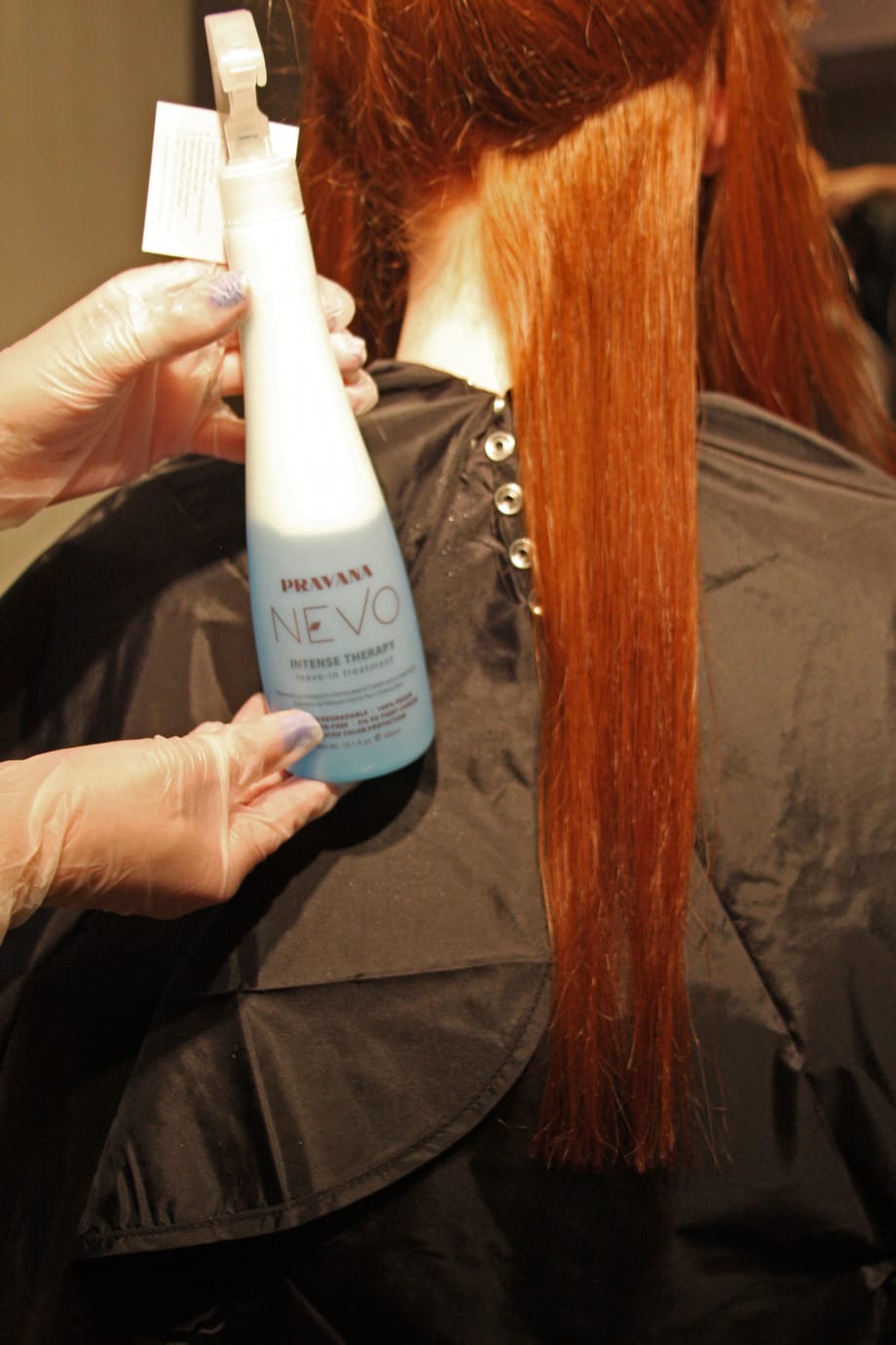 TRANSFORMATION: Level 7 Natural Redhead to Violet with Accents of Lavender