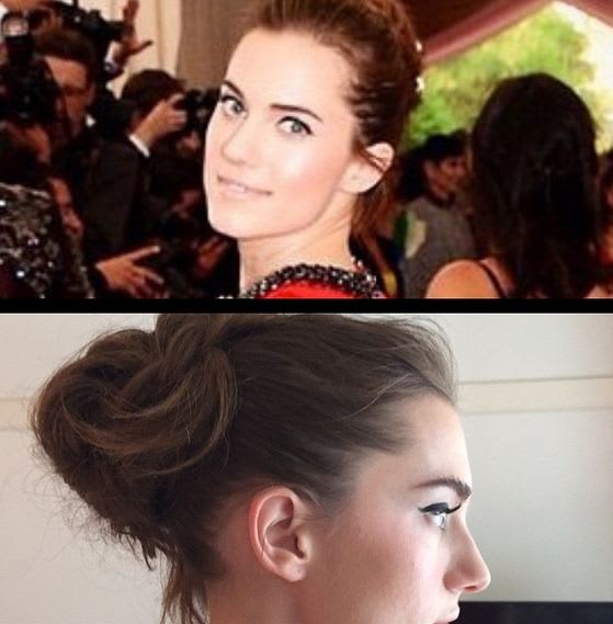 2015 Met Ball How-To: Allison Williams' Textured Updo