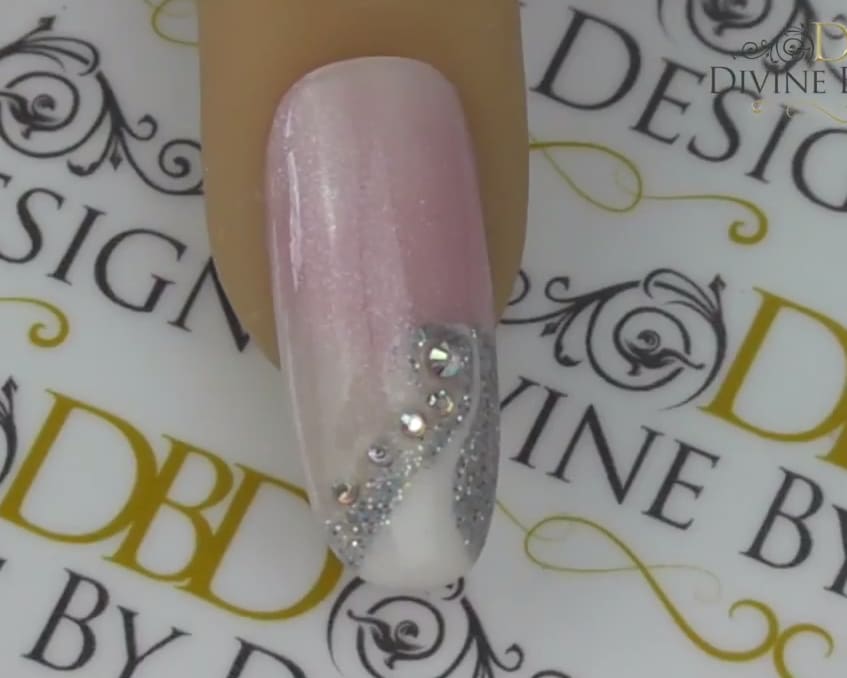 Alternative Bridal French Nail Art