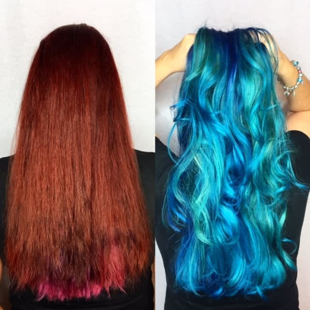 Makeover: Faded Red To Blissful Blue