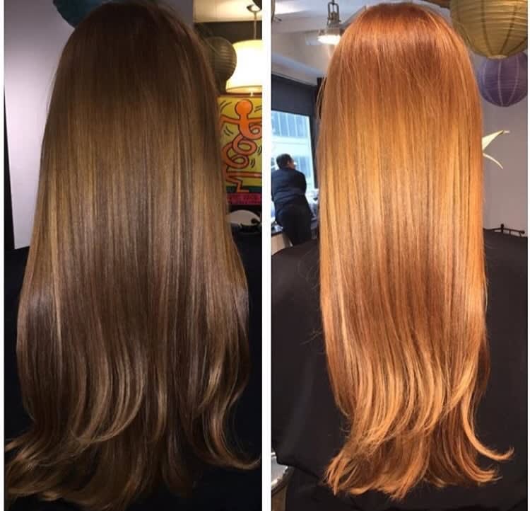 TRANSFORMATION: Pretty Brown To Bright Apricot