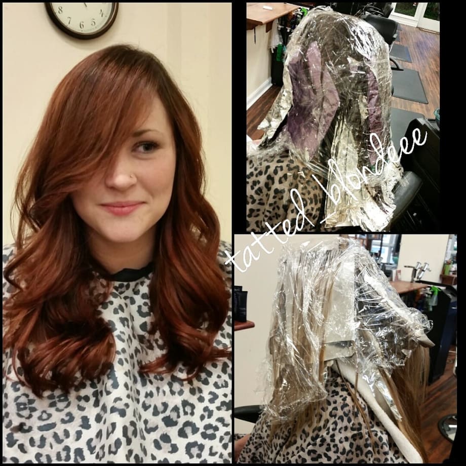 Blonde To Rich Copper Sombre