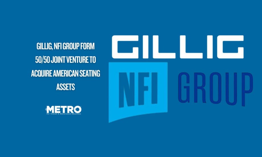 GILLIG, NFI Group Form 50/50 JV to Acquire American Seating Assets