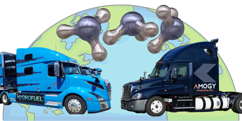 Zero-Emissions Trucking: Saved by Ammonia?