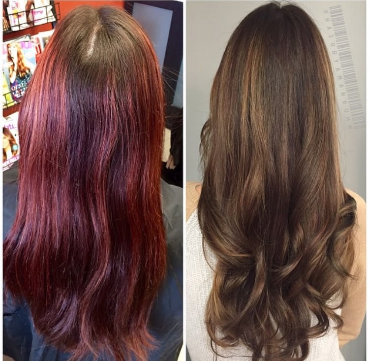 TRANSFORMATION: Faded Red To The Perfect Sombre