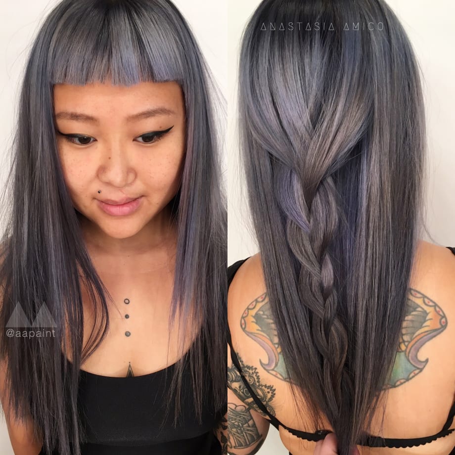 Stormy Blue-Grey by Anastasia Amico