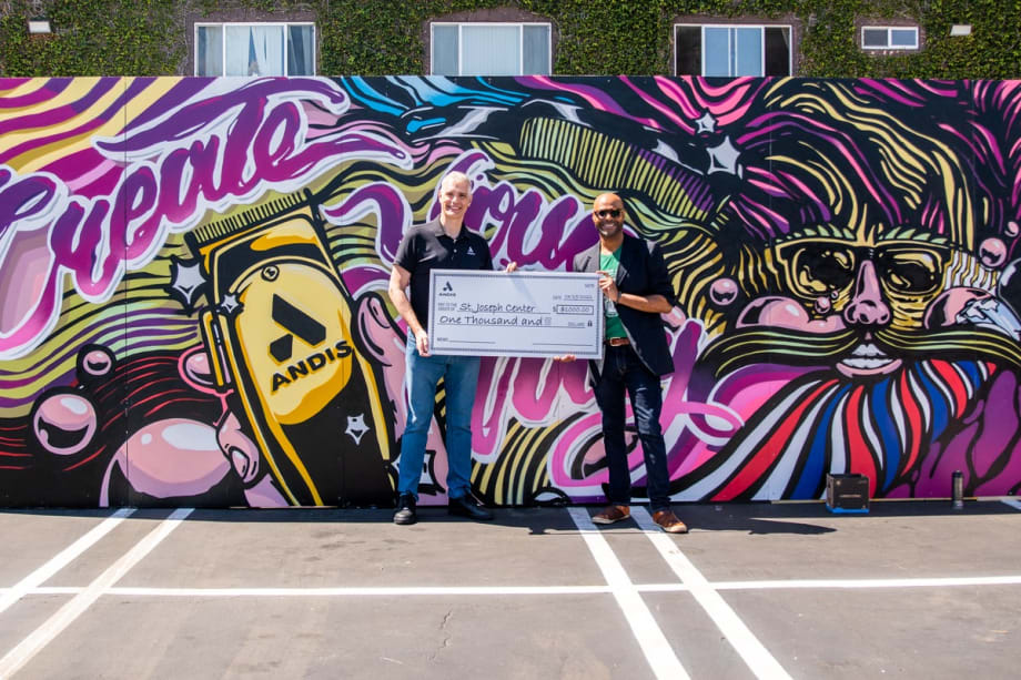 Andis Brighter Community Series Debuts Second Mural Installation in Venice Beach