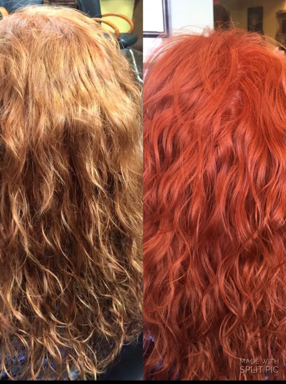 Makeover: Color Update From Faded Strawberry To Bright Copper
