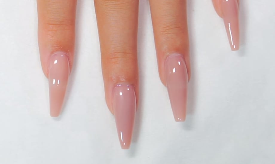 How to Sculpt a Ballerina Acrylic Nail