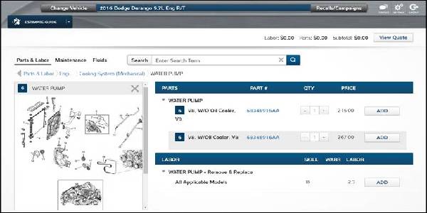 Mitchell 1 Introduces ProDemand  Estimate Guide Enhancements