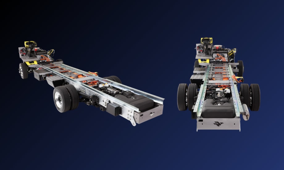 A graphic with Harbinger chassis.