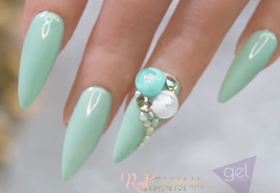 Candy Ball Flower Nails
