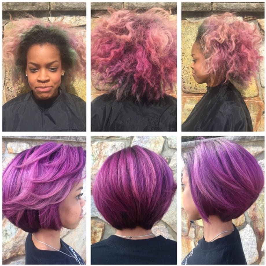 TRANSFORMATION: Fashion Fuzz To Sleek Raspberry