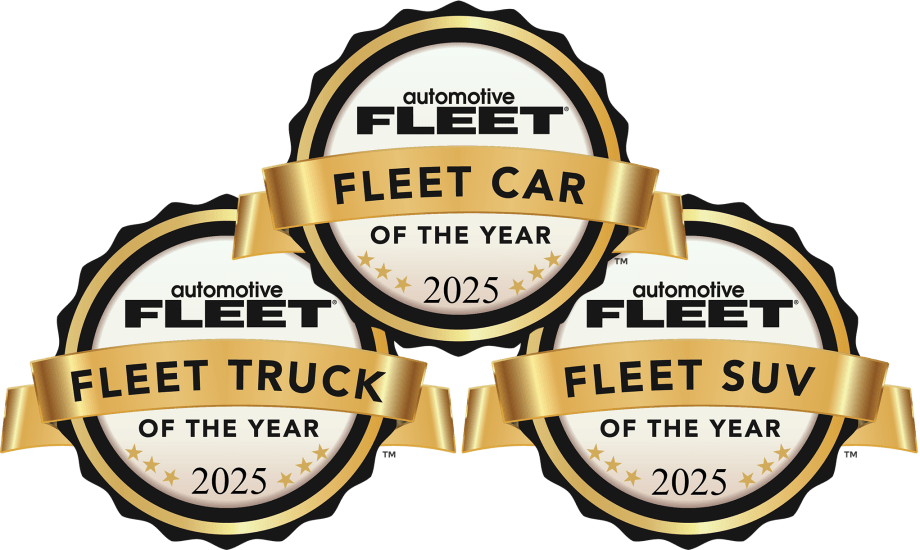 Fleet Vehicle of the Year 2025 graphic.