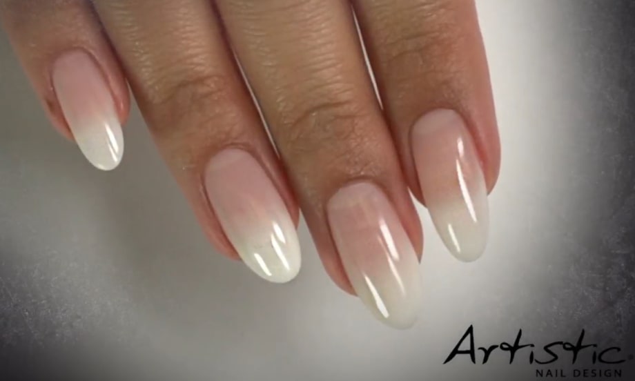 Artistic Putty French Fade Nails