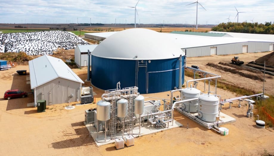 Clean Energy RNG production facility.