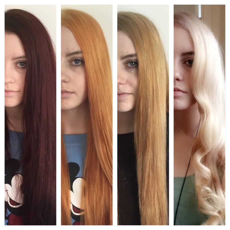3-WEEK JOURNEY: Dark Red to Platinum