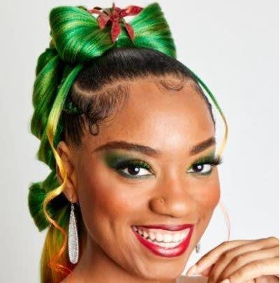 Creative Textured Holiday Hairstyles from Ashtae