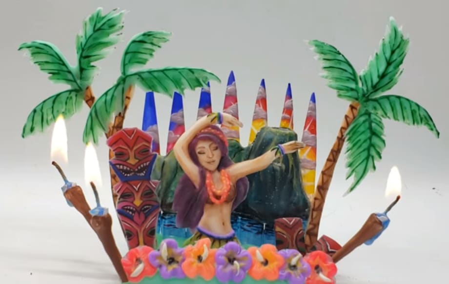 NTNA S. 6 Challenge 9: Hula Island Nail Art (Ashton)
