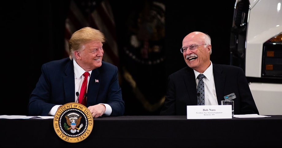 President Trump Hosted by Minnesota Truck Dealer for Tax Discussion