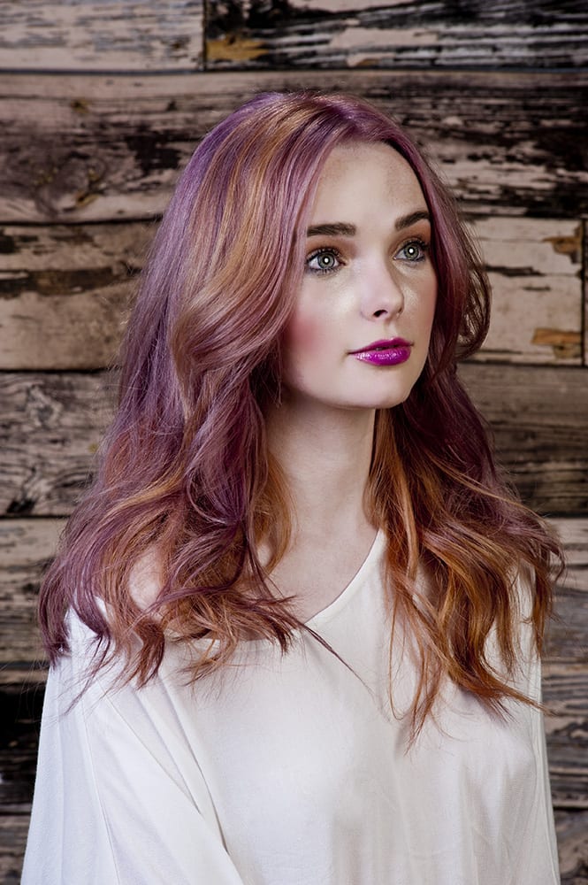 Two Looks: Whimsical Texture and Rose Gold & Violet Dimensional Color - Get the Formulas!