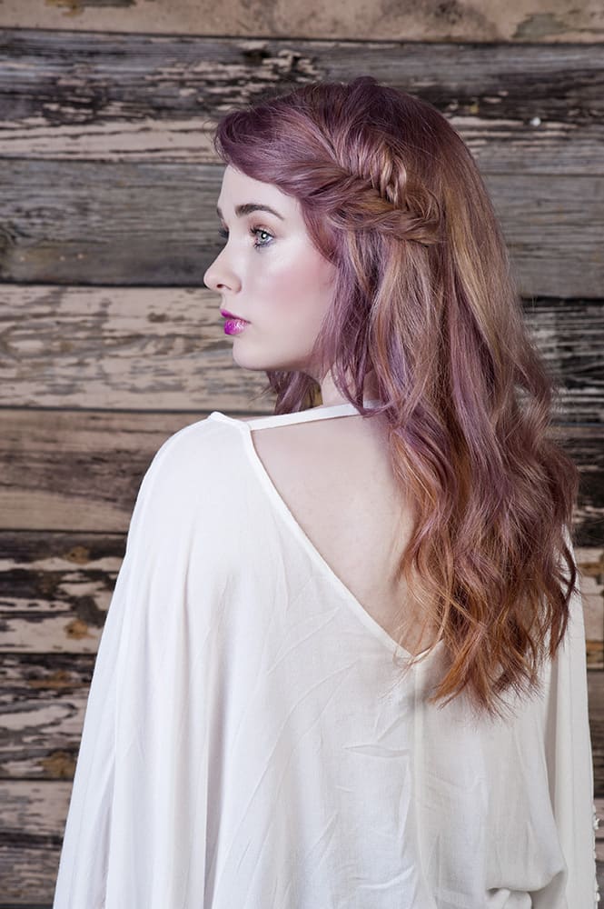 Two Looks: Whimsical Texture and Rose Gold & Violet Dimensional Color - Get the Formulas!
