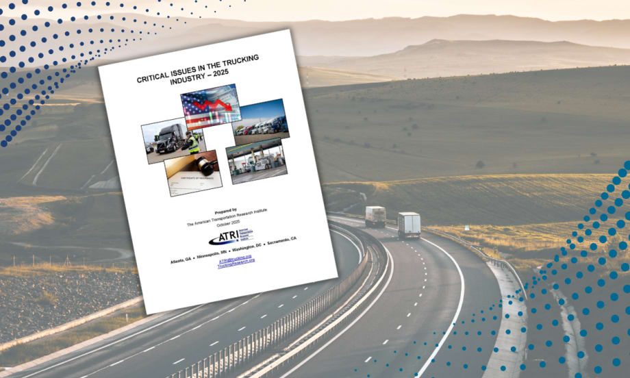 Economy Tops Trucking Industry Issues Ranking as New Concerns Emerge