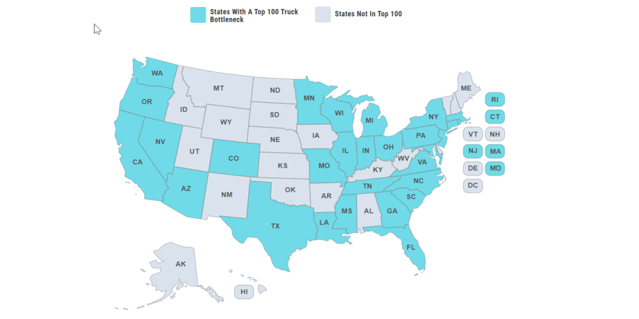 Top 10 Truck Bottlenecks