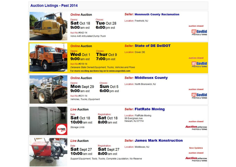 N.J. County Online Auction Nets $94K