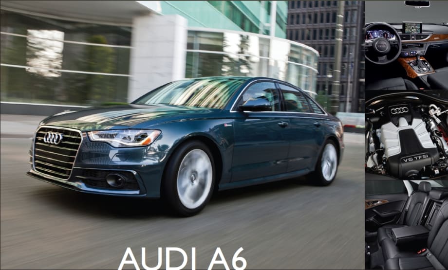 Showroom - Audi A6: New Four-Cyclinder Offers 28 MPG
