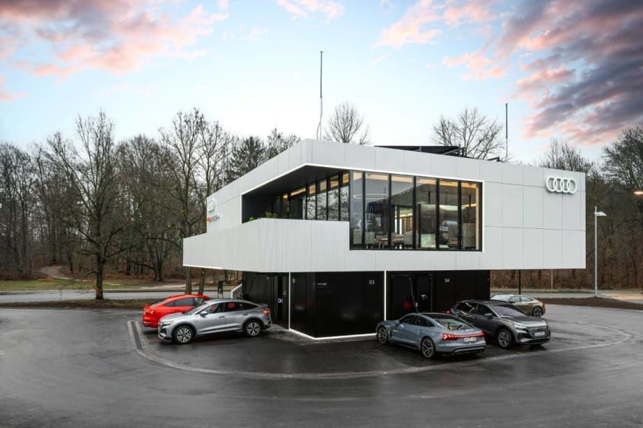 Audi Opens First Urban Quick-Charging Hub