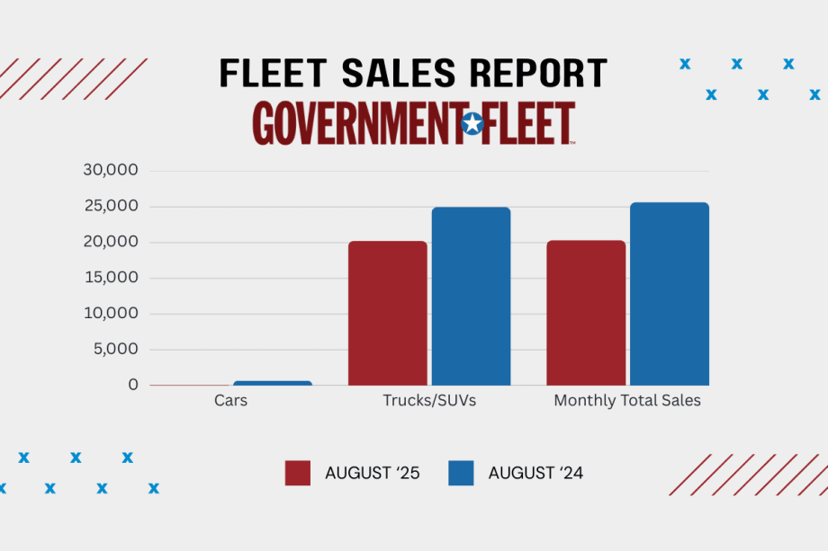 August Government Vehicle Sales Continue Downward