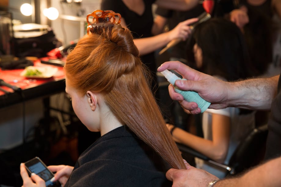NYFW How-To: Knotted Ballerina Bun by Aveda for Novis