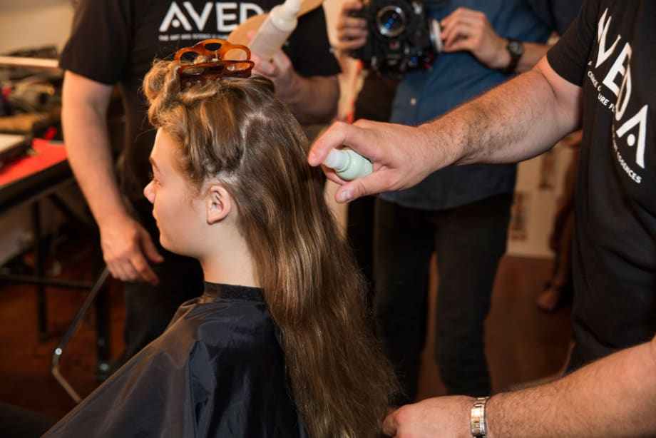 NYFW How-To: Knotted Ballerina Bun by Aveda for Novis