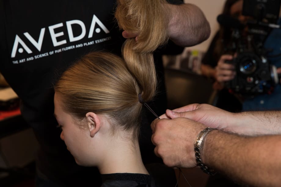 NYFW How-To: Knotted Ballerina Bun by Aveda for Novis