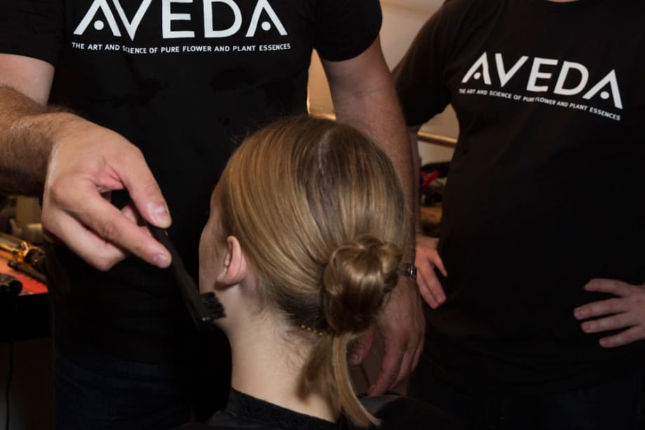 NYFW How-To: Knotted Ballerina Bun by Aveda for Novis
