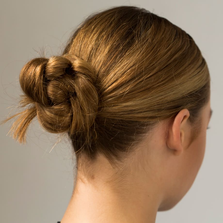 NYFW How-To: Knotted Ballerina Bun by Aveda for Novis