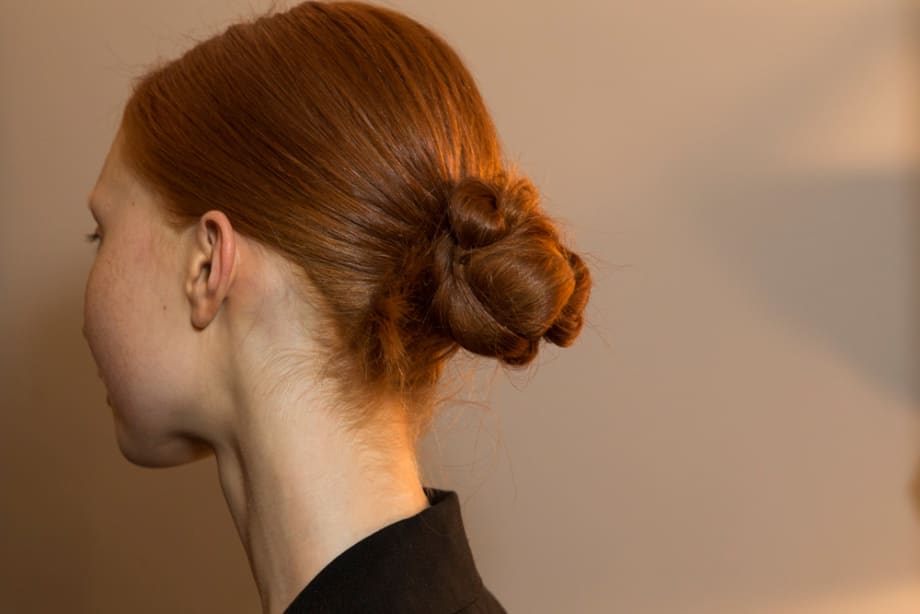 NYFW How-To: Knotted Ballerina Bun by Aveda for Novis