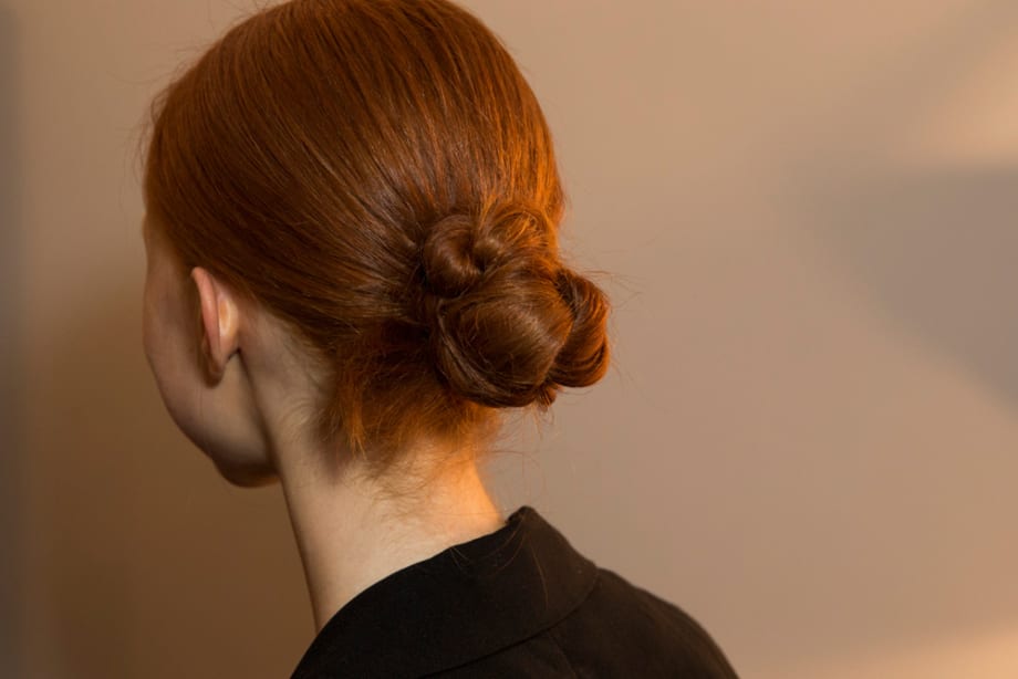 NYFW How-To: Knotted Ballerina Bun by Aveda for Novis